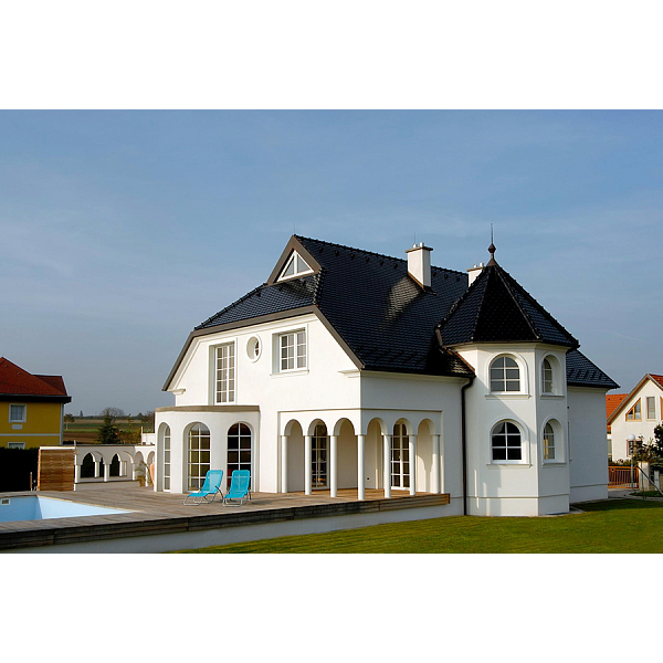 Керамічна черепиця Tondach Biber Amadeus, Чорний