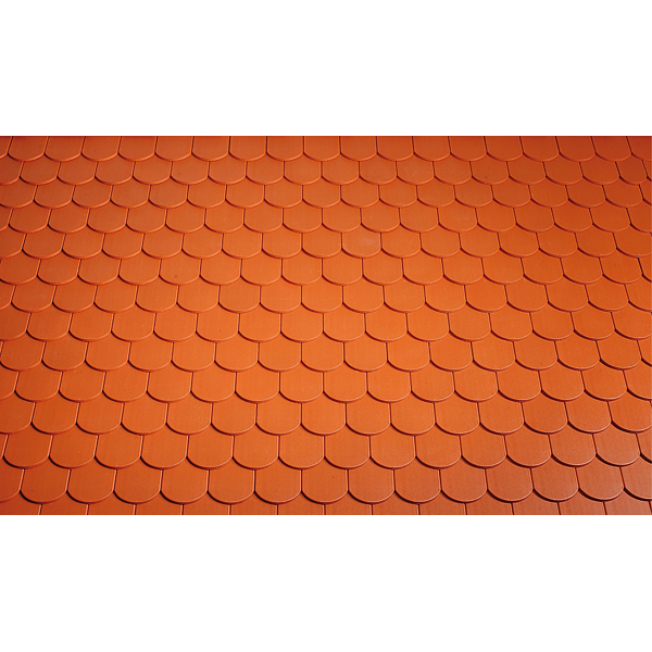 Керамічна черепиця Tondach Biber, Червоний