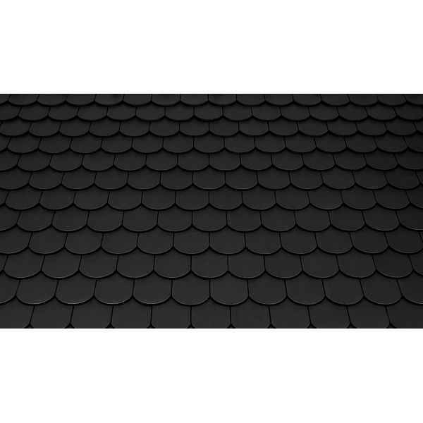 Керамічна черепиця Tondach Biber, Чорний антрацит