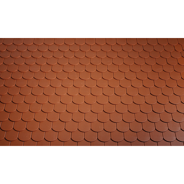 Керамічна черепиця Tondach Biber, Мідно-коричневий