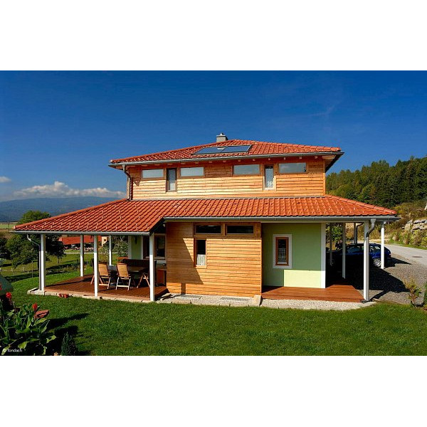 Керамічна черепиця Tondach Rumba, натуральний червоний (Теракот)