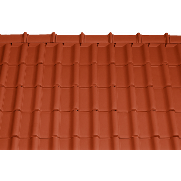 Керамічна черепиця Tondach Rumba, натуральний червоний (Теракот)