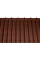 Керамічна черепиця Tondach Rumba, Темно-коричневий