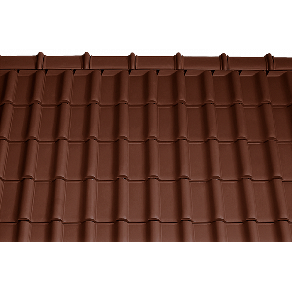 Керамічна черепиця Tondach Rumba, Темно-коричневий