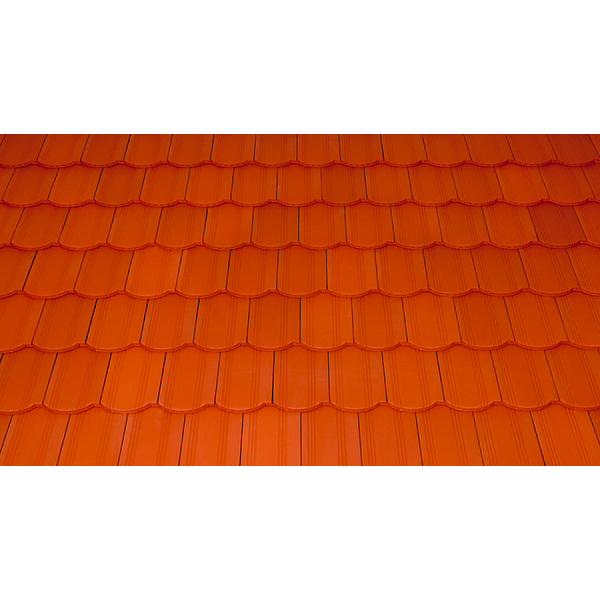 Керамічна черепиця Tondach Biberfalz, Червоний