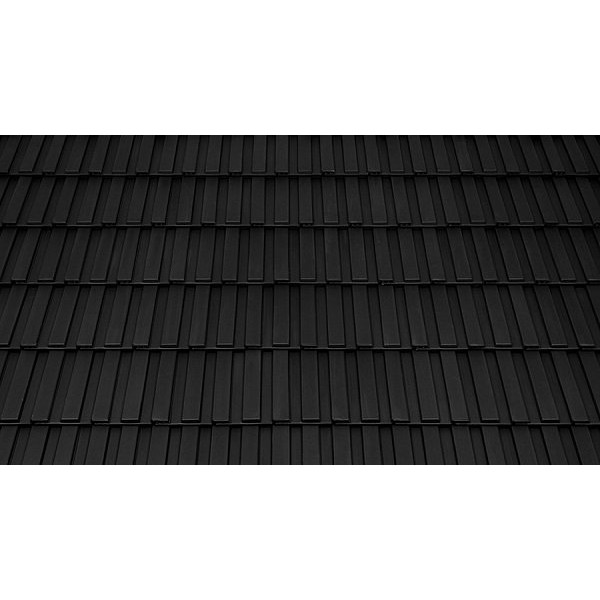 Керамічна черепиця Tondach Strangfalz gepresst, Чорний антрацит