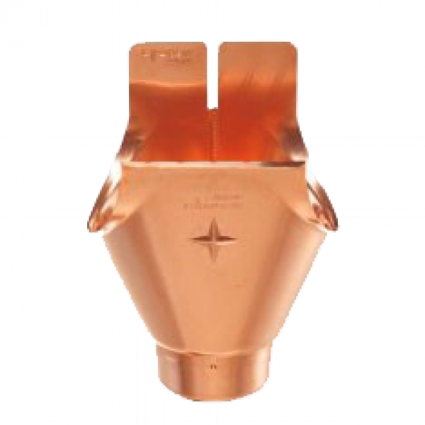 Воронка жолоба, мідь, d-125 мм, Zambelli