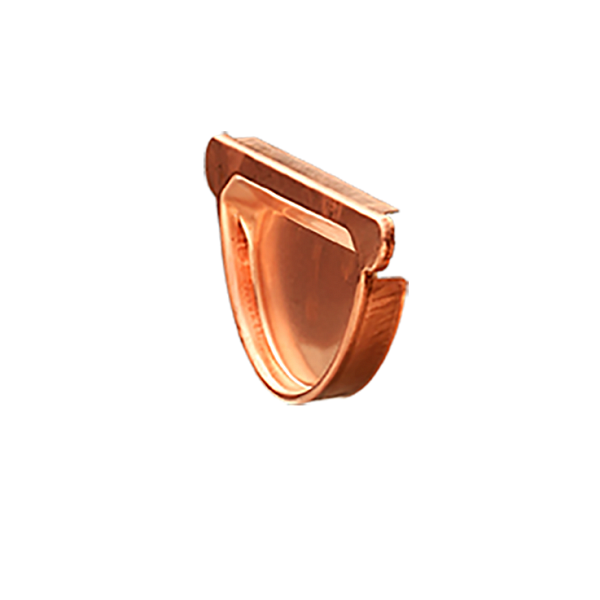 Заглушка жолоба з ущільнювачем, мідь, d-150 мм, Zambelli