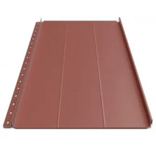 Кликфальц Будсервис "Смарт" П2 Pladur wrinkle mat Thyssen krupp 0.50 mm RAL 3009 Красный