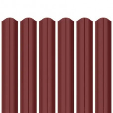 Ламель штахета Parkan Shop Pladur wrinkle mat Thyssen krupp 0,50мм RAL 3009 Червоний
