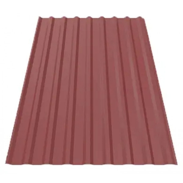 Профнастил Будсервис Т-18 стен. Quartz Petra Polyurethane mat ARVEDI 0.50 mm RAL 3011 Красный