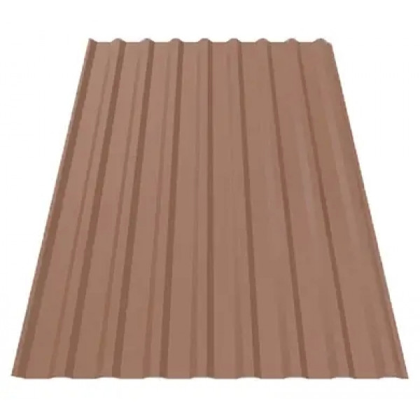 Профнастил Будсервис Т-18 стен. Quartz Petra Polyurethane mat ARVEDI 0.50 mm RAL 8004 Терракота