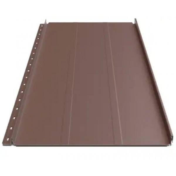 Кликфальц Стройсервис "Смарт" П3 Pladur wrinkle mat Thyssen krupp 0.50 mm RAL 8017 Коричневый