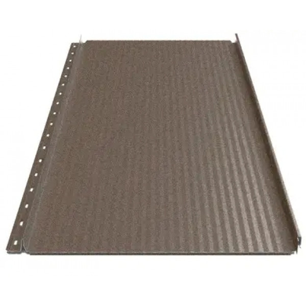 Клікфальц Будсервіс "Смарт" П5 Relief iceCrystal mat Thyssen krupp 0.50 mm RAL 8019 Коричневий