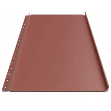 Кликфальц Будсервис "Смарт" Pladur wrinkle mat Thyssen krupp 0.50 mm RAL 3009 Красный