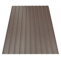 Профнастил Будсервис Т-07 матполиэстер TATA STEEL 0.45 mm RAL 8019 Коричневый