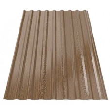 Профнастил Будсервіс Т-18 Print Union Steel 0.40 mm Золотий дуб