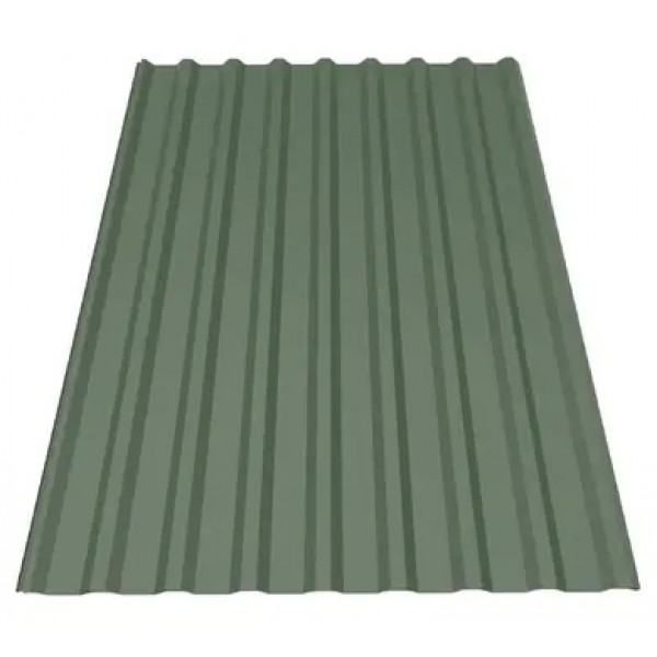 Профнастил Будсервіс Т-18 Quartz Petra Polyurethane mat ARVEDI 0.50 mm RAL 6020 Зелений