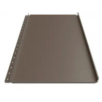 Клікфальц Будсервіс "Преміум" Pladur wrinkle mat Thyssen krupp 0.50 mm RAL 8019 Коричневий