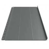 Клікфальц Будсервіс "Смарт" П2 ультра матполіестер ArcelorMittal (Польща) 0.50 mm RAL 7024 Сірий