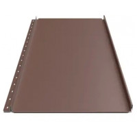 Кликфальц Стройсервис "Премиум" Pladur wrinkle mat Thyssen krupp 0.50 mm RAL 8017 Коричневый