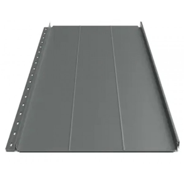 Кликфальц Стройсервис "Смарт" П2 матполиэстер ARVEDI 0.50 mm RAL 7024 Серый