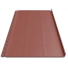 Кликфальц Будсервис "Смарт" П3 Pladur wrinkle mat Thyssen krupp 0.50 mm RAL 3009 Красный