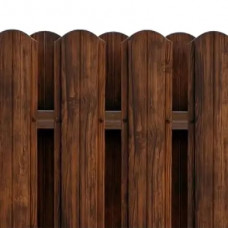 Ламель штахета Parkan Shop 3D print двохстор. Union Steel 0,40мм Темний дуб