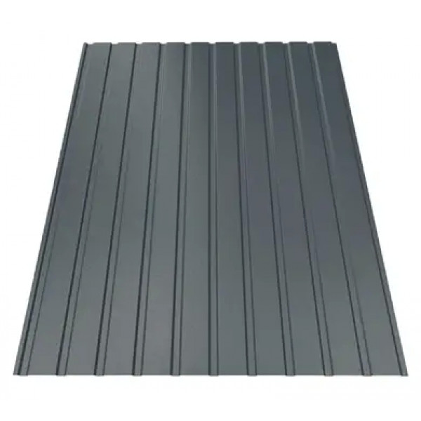 Профнастил Будсервіс Т-07 Pladur wrinkle mat Thyssen krupp 0.50 mm RAL 7016 Графіт