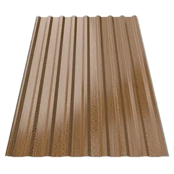 Профнастил Будсервіс Т-18 3D print двохстор. Union Steel 0.40 mm Золотий дуб