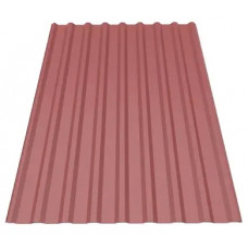 Профнастил Будсервіс Т-18 Quartz Petra Polyurethane mat ARVEDI 0.50 mm RAL 3011 Червоний