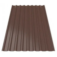 Профнастил Будсервіс Т-18 поліестер TATA STEEL 0.40 mm RAL 8017 Коричневий
