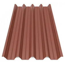 Профнастил Будсервіс Т-57 Quartz Petra Polyurethane mat ARVEDI 0.50 mm RAL 3009 Червоний