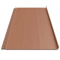 Кликфальц Будсервис "Премиум" П3 ультра матполиэстер ArcelorMittal (Польша) 0.50 mm RAL 8004 Терракота