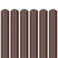 Ламель штахета Parkan Shop Pladur wrinkle mat Thyssen krupp 0,50мм RAL 8017 Коричневий