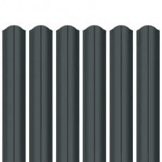 Ламель штахета Parkan Shop ультра матполіестер ArcelorMittal (Польща) 0,50мм RAL 7016 Графіт