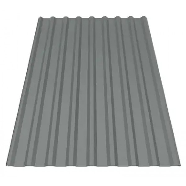 Профнастил Будсервіс Т-18 Pladur wrinkle mat Thyssen krupp 0.50 mm RAL 7024 Сірий