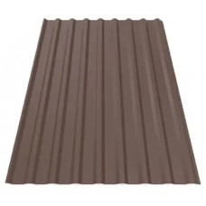 Профнастил Будсервіс Т-18 стін. Pladur wrinkle mat Thyssen krupp 0.50 mm RAL 8017 Коричневий