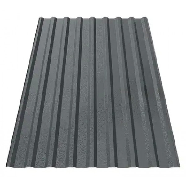 Профнастил Будсервис Т-18 стен. Relief iceCrystal mat Thyssen krupp 0.50 mm RAL 7016 Графит