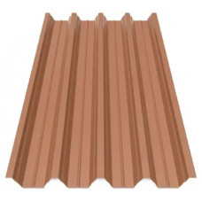 Профнастил Будсервіс Т-57 Quartz Petra Polyurethane mat ARVEDI 0.50 mm RAL 8004 Теракота