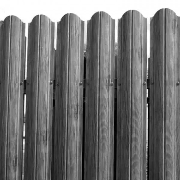 Ламель штахета Parkan Shop 3D print Union Steel 0,40мм Білий дуб