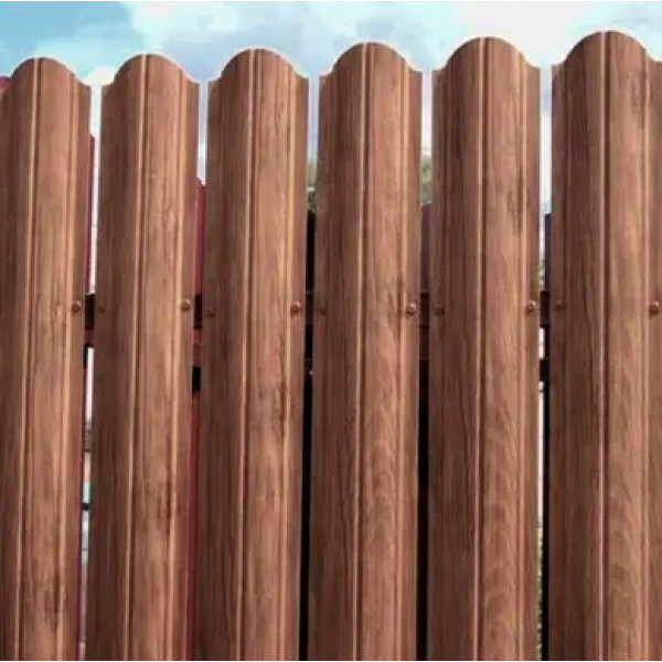 Ламель штахета Parkan Shop print Union Steel 0,40мм Світлий дуб