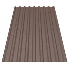 Профнастил Будсервіс Т-18 Pladur wrinkle mat Thyssen krupp 0.50 mm RAL 8017 Коричневий