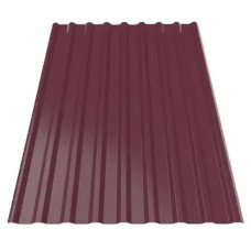Профнастил Будсервіс Т-18 поліестер Модуль Україна 0.45 mm RAL 3005 Червоний