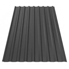 Профнастил Будсервіс Т-18 стін. Pladur wrinkle mat Thyssen krupp 0.50 mm RAL 9005 Чорний
