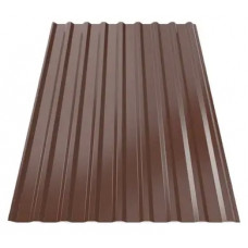 Профнастил Будсервіс Т-18 стін. поліестер TATA STEEL 0.45 mm RAL 8017 Коричневий