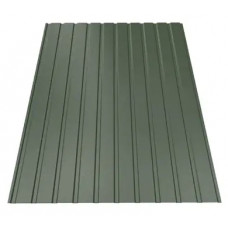 Профнастил Будсервіс Т-07 Pladur wrinkle mat Thyssen krupp 0.50 mm RAL 6020 Зелений