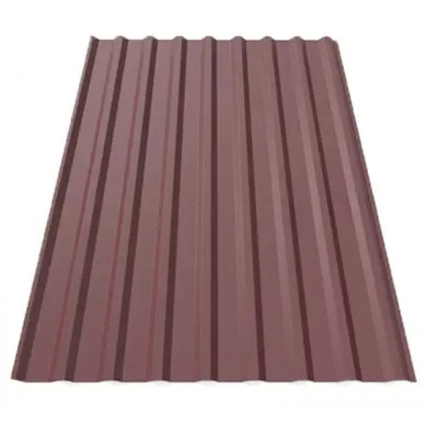 Профнастил Будсервис Т-18 стен. Quartz Petra Polyurethane mat ARVEDI 0.50 mm RAL 3005 Красный