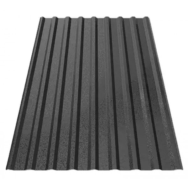 Профнастил Будсервис Т-18 стен. Relief iceCrystal mat Thyssen krupp 0.50 mm RAL 9005 Черный