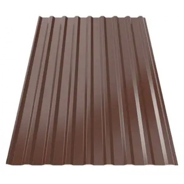 Профнастил Будсервис Т-18 стен. полиэстер ARVEDI 0.45 mm RAL 8017 Коричневый